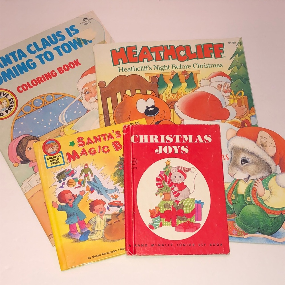 Heathcliff Christmas book1980’s Vintage 80’s Christmas books